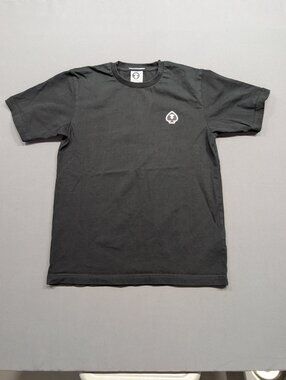 AAPE By A Bathing Ape Spade Logo Black Tee T-Shirt Size S